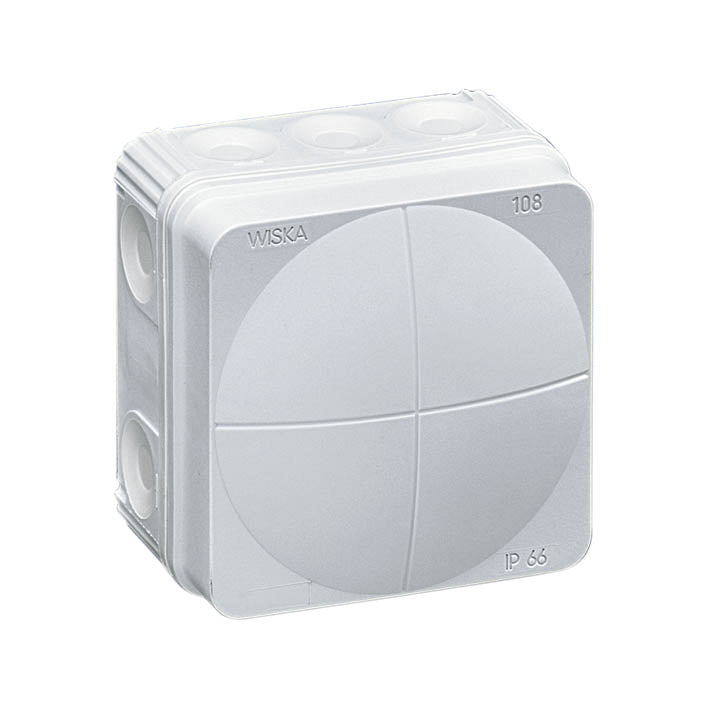 Kopplingsdosa 76x76x51 (vit) Rutab COMBI 108/TOM/VIT Normprodukter Solproffset