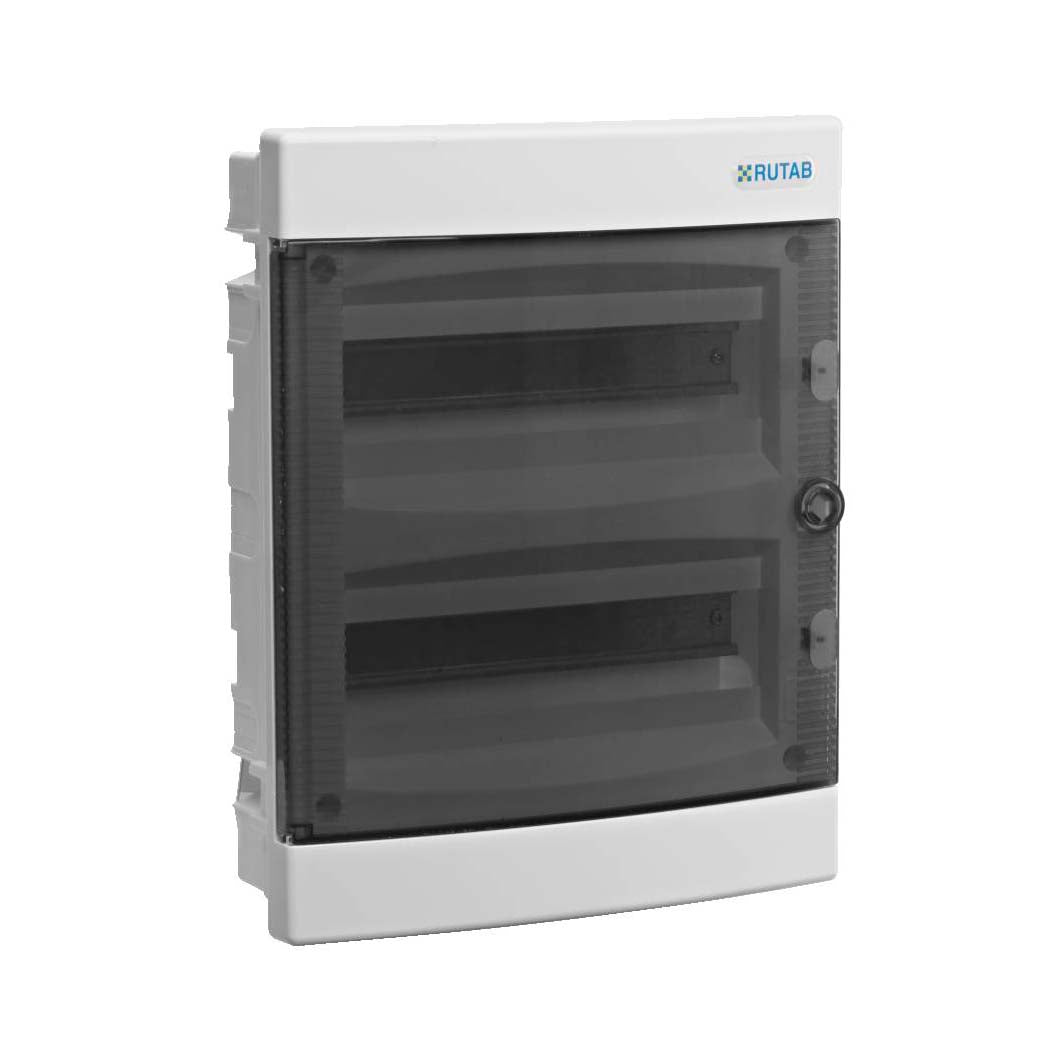 2-Radig Infälld Normkaps IP40 Rutab U24-C Normprodukter Solproffset