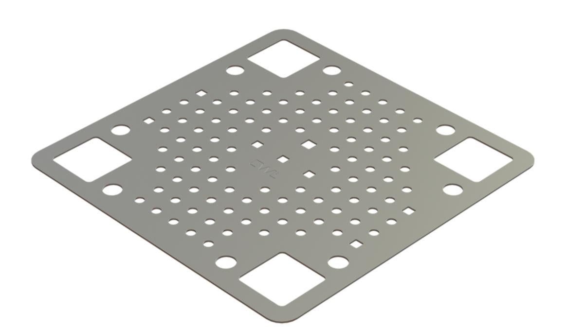 CWLundberg - Infästningsplatta tätskiktstak 375x375 (10602C0005) Solproffset