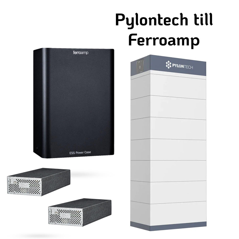 Ferroamp solcellsbatteri  |  Pylontech force h3