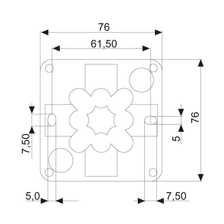 Kopplingsdosa m plint 5x2.5mm Rutab COMBI 108/5/VIT Normprodukter Solproffset
