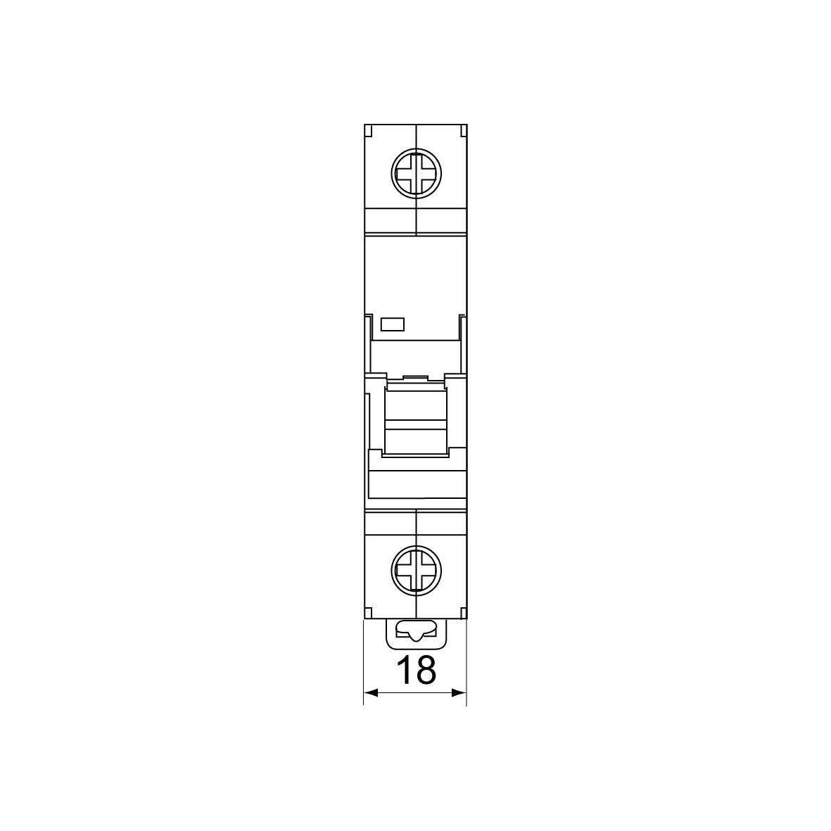 Automatsäkring 1-polig 16 A Typ C Rutab RSC-116