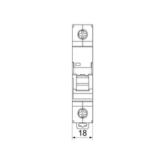 Automatsäkring 1-polig 16 A Typ C Rutab RSC-116