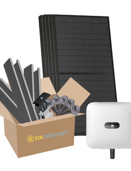 Komplett solcellspaket Tp20 Plåttak - 17 Kw