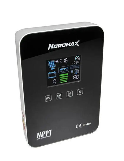 Nordmax - Solcellsregulator MPPT 12/24 v , 20A inbyggd bluetooth (NMSC20)