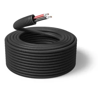 Flex tube - Flexible solar cell cable 2x4 mm sold per meter 