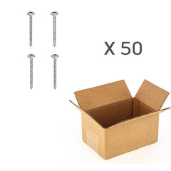 Hel låda - K2- 50 stycken Träskruv inox. 8x100 (2004112)