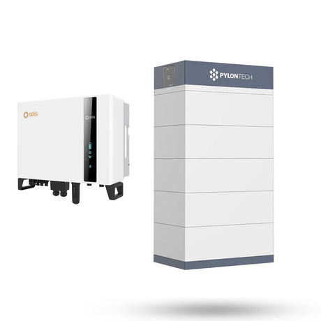 Ö-driftspaket | Solis S6 + Pylontech | 15kW växelriktare | Force-H3 Solcellsbatteri Pylontech 25.6 Kwh