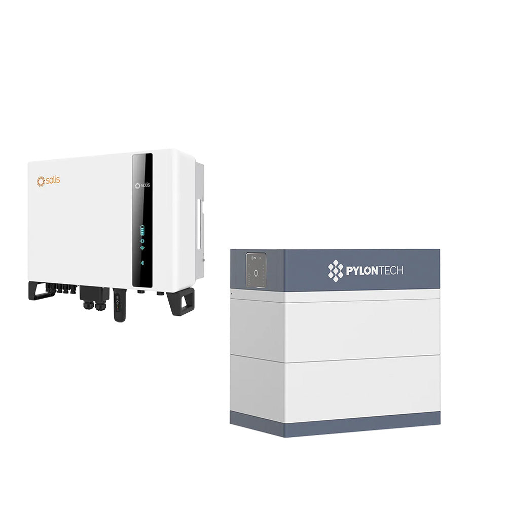 Solis S6 + Pylontech | 10kW växelriktare | Force-H3 Solcellsbatteri Pylontech 10.2 Kwh