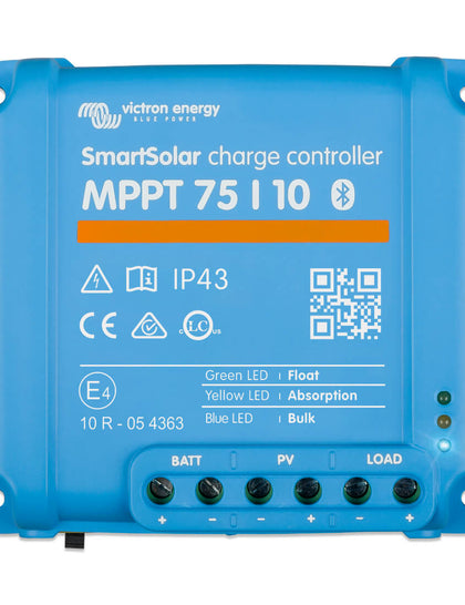 Victron - Solcellsregulator Smartsolar MPPT 75/10 - BLUETOOTH (SCC075010060R)