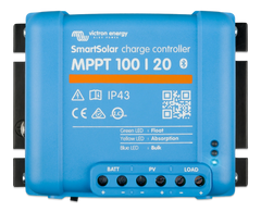 Victron - Solcellsregulator Smartsolar MPPT 100/20- BLUETOOTH (SCC110020160R)