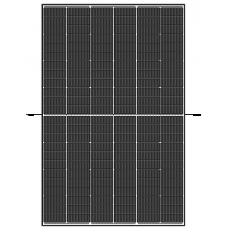 Trina Vertex S+ N-Type Dual Glass 450W - Triple-Cut Icke helsvart solpanel Solpanel solproffset