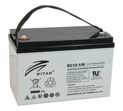 Ritar - 12V 100Ah Deep cycle AGM-batteri (DC12-100)