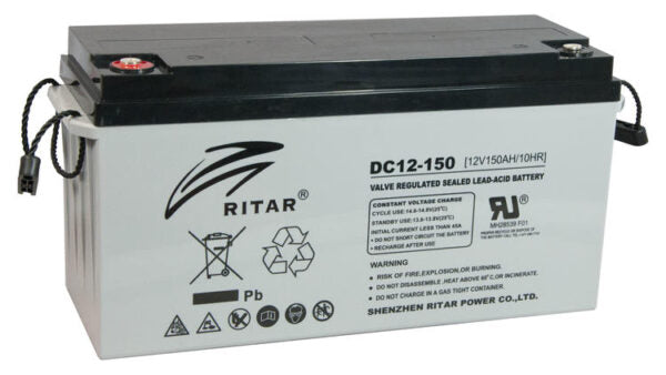 Ritar - 12V 150Ah Deep cycle AGM-batteri (DC12-150)