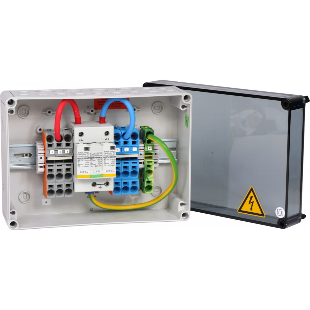 Överspänningsskydd - Citel PV-Connection Box med Type 2 SPD solproffset
